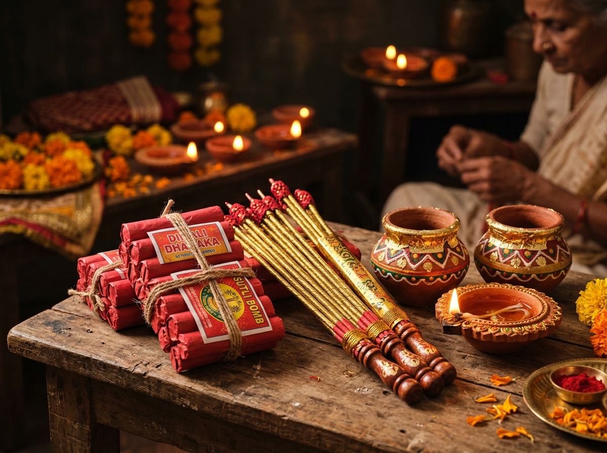 Authentic Handcrafted Sivakasi Fireworks by Mathura Crackers